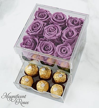 Magnificent Roses® Preserved with Ferrero Rocher®